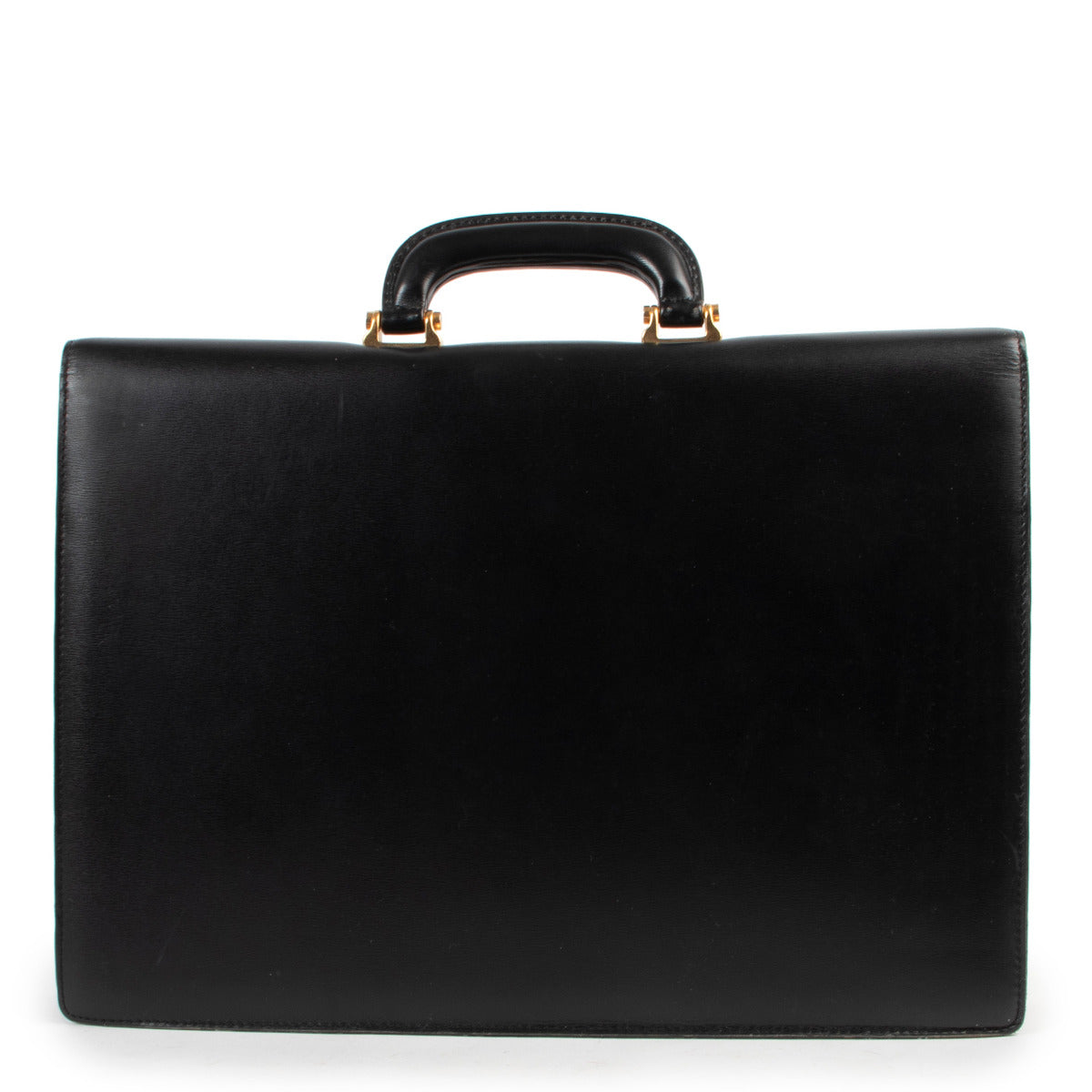 Attaché-case Loewe en cuir noir