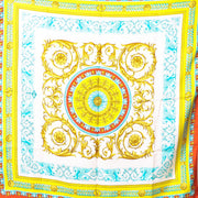 Buy an authentic second hand Versace Silk Multicolor Barocco Scarf in very good condition at Labellov Antwerp.