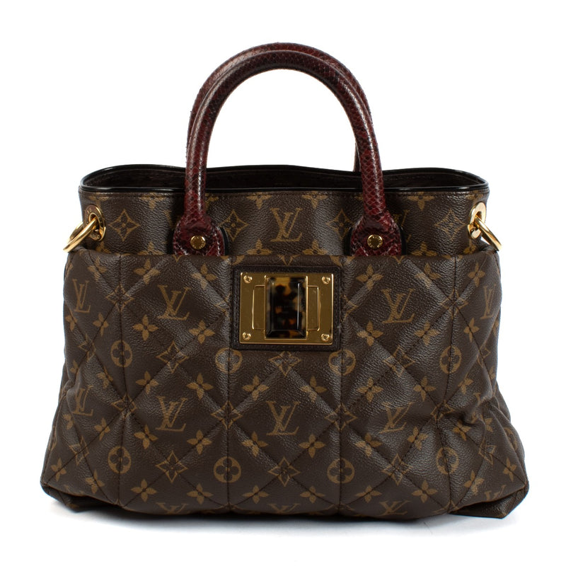 Shop safe online at Labellov in Antwerp, Brussel and Knokke this 100% authentic second hand Louis Vuitton Monogram Etoile Exotique Top Handle Bag