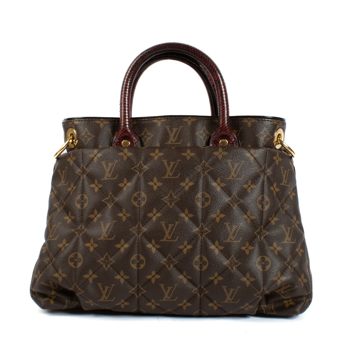 Shop safe online at Labellov in Antwerp, Brussel and Knokke this 100% authentic second hand Louis Vuitton Monogram Etoile Exotique Top Handle Bag