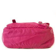 Authentic second-hand vintage Prada Pink Nylon Messenger Bag buy online webshop LabelLOV