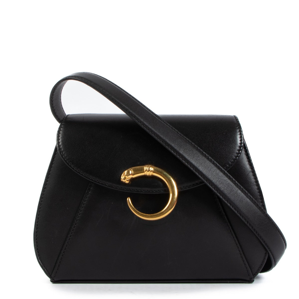Cartier Black Panthère de Cartier Mini Crossbody Bag
