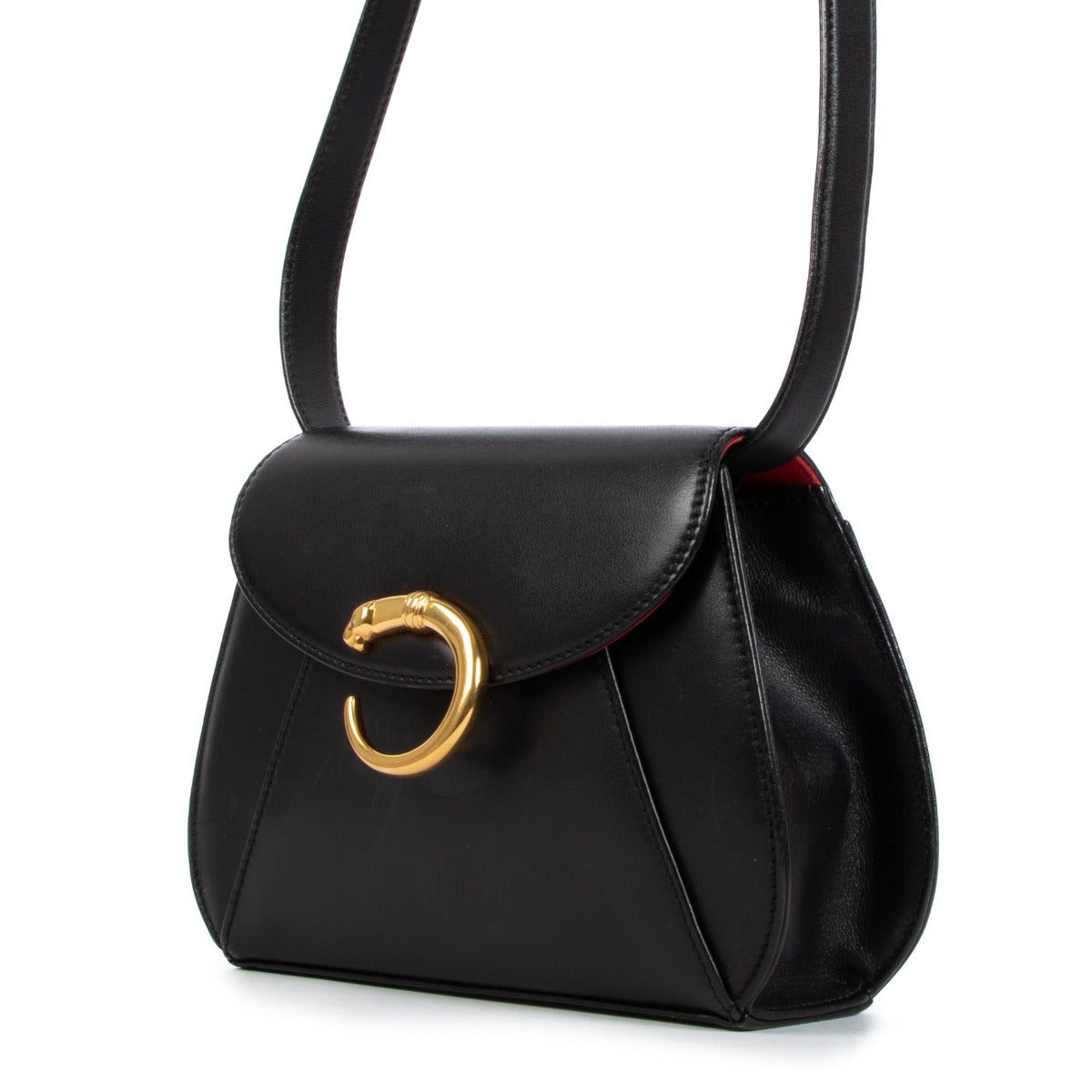 Cartier Black Panthère de Cartier Mini Crossbody Bag