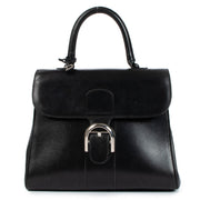 Delvaux Brillant PM Black Box Calf Vintage