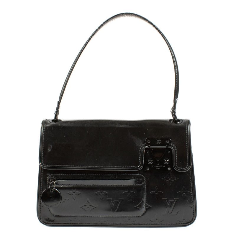 Louis Vuitton Black Monogram Glace Op-Art Pouch