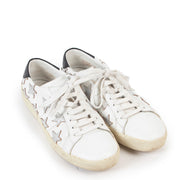 Shop luxury designer fashion second hand Saint Laurent Court Classic SL/06 Metallic Star California Sneakers at Labellov