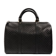 Shop safe online at Labellov in Antwerp, Brussels and Knokke this 100% authentic second hand Gucci Black Microguccissima Leather Boston Bag