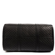 Shop safe online at Labellov in Antwerp, Brussels and Knokke this 100% authentic second hand Gucci Black Microguccissima Leather Boston Bag