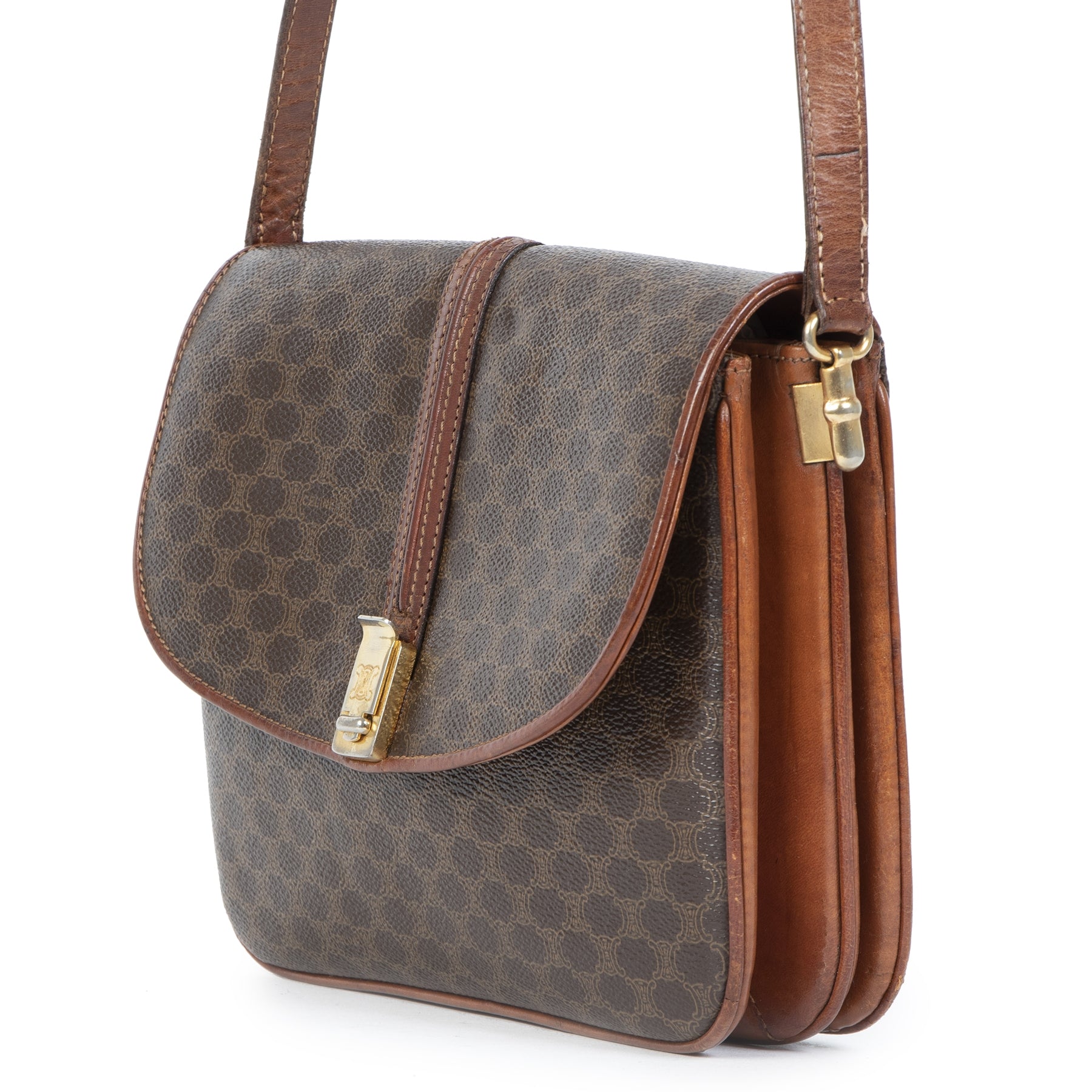 Authentic Secondhand Celine Monogram Crossbody Bag at the right price safe and secure online webshop LabelLOV Antwerp