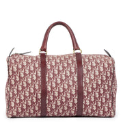 Authentic secondhand Christian Dior Bordeaux Monogram Boston Bag designer bags luxury vintage webshop designer brands fashion safe secure online shopping worldwide shipping