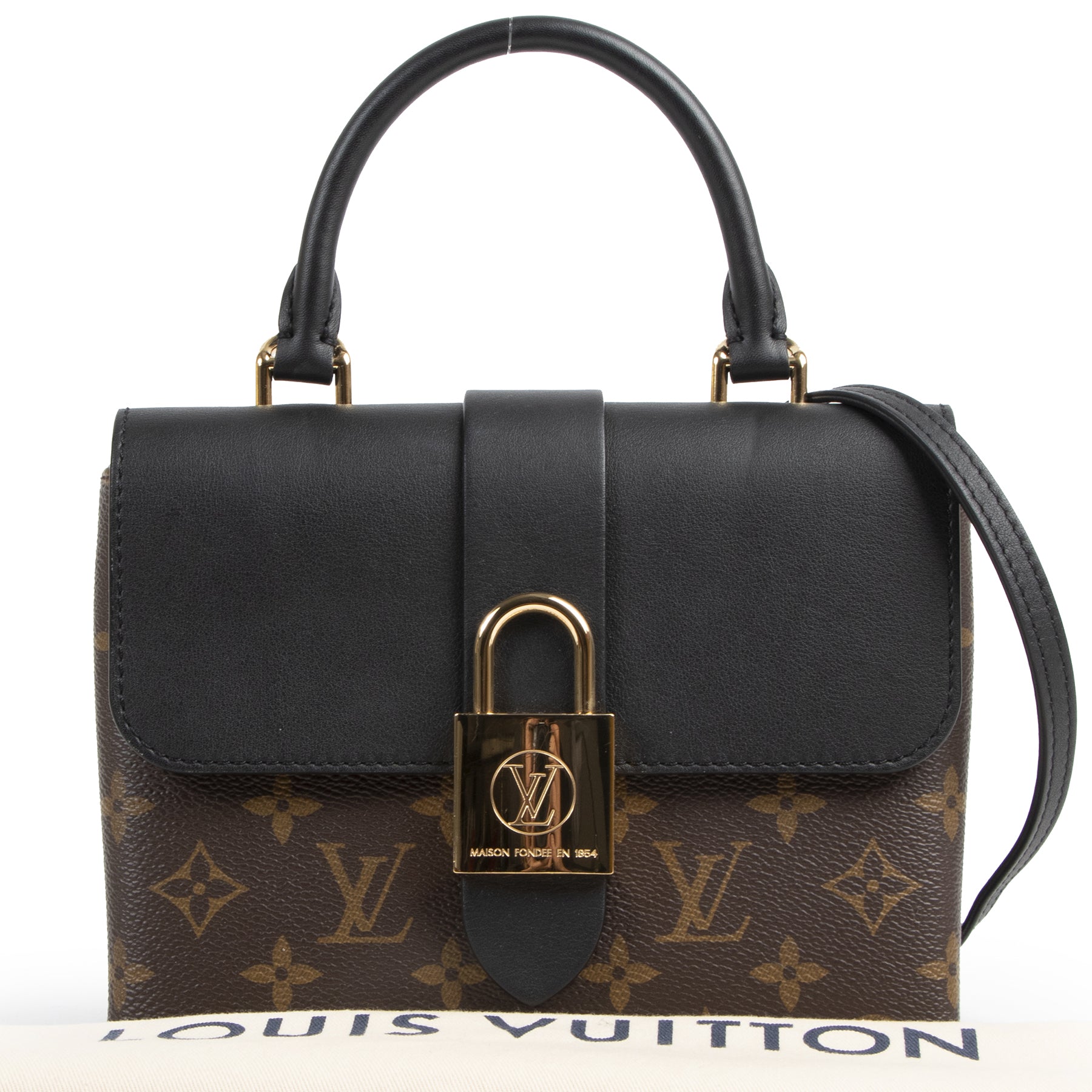 Authentic secondhand Louis Vuitton Monogram Locky BB Bag designer bags fashion luxury vintage webshop safe secure online shopping