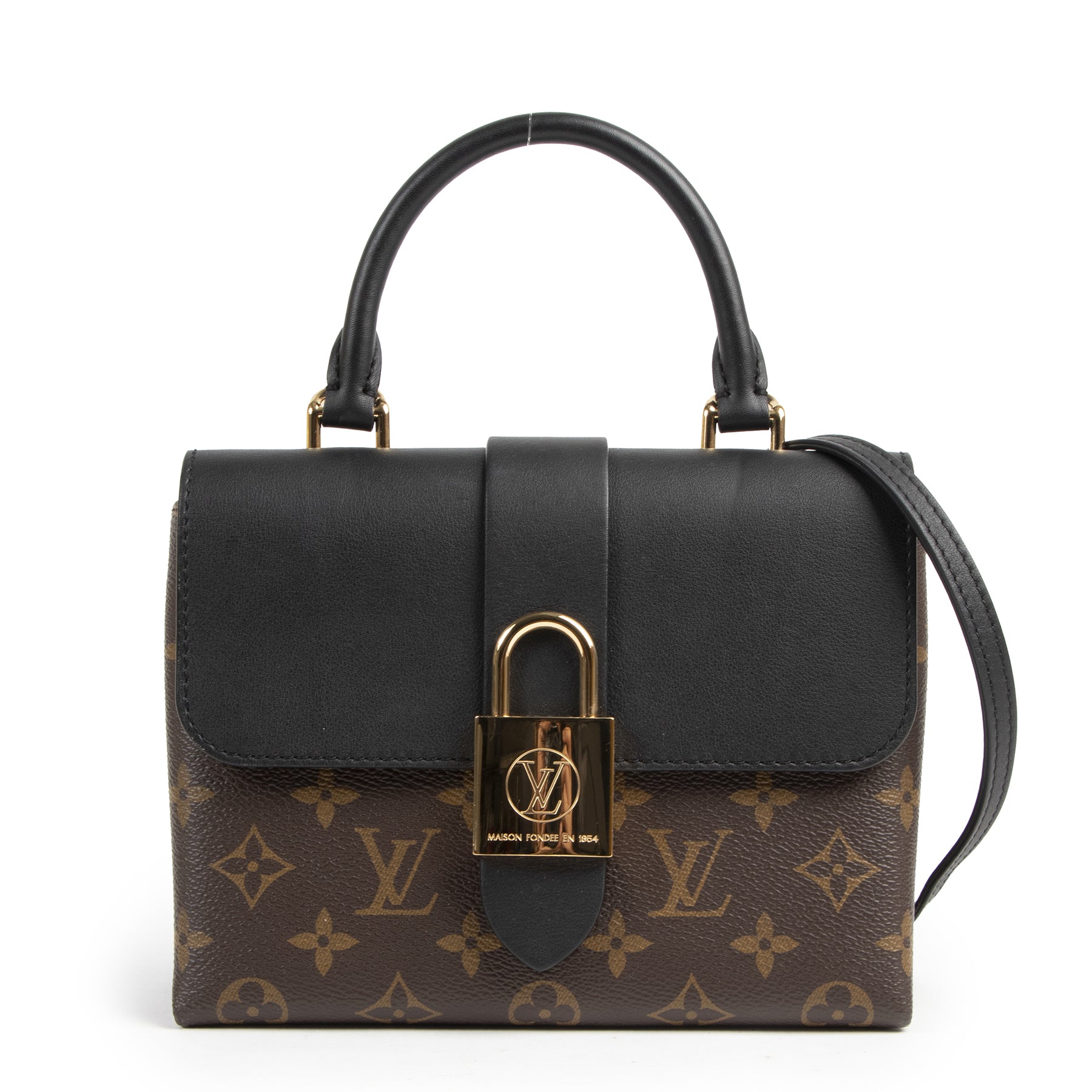 Authentic secondhand Louis Vuitton Monogram Locky BB Bag designer bags fashion luxury vintage webshop safe secure online shopping