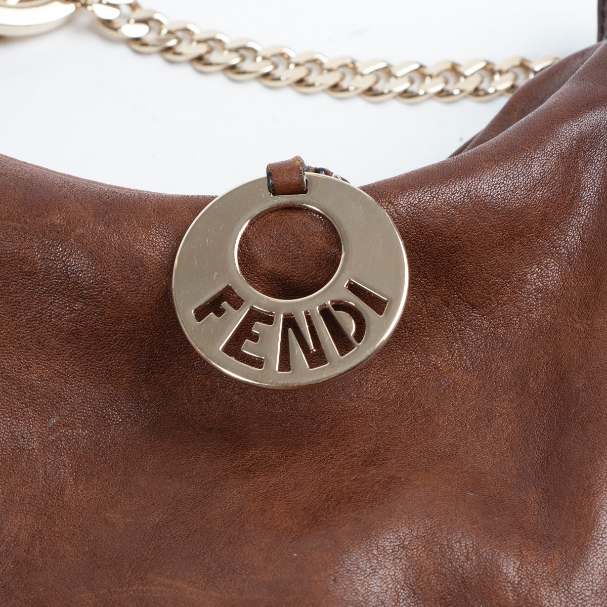 Fendi Donkerbruine Schoudertas