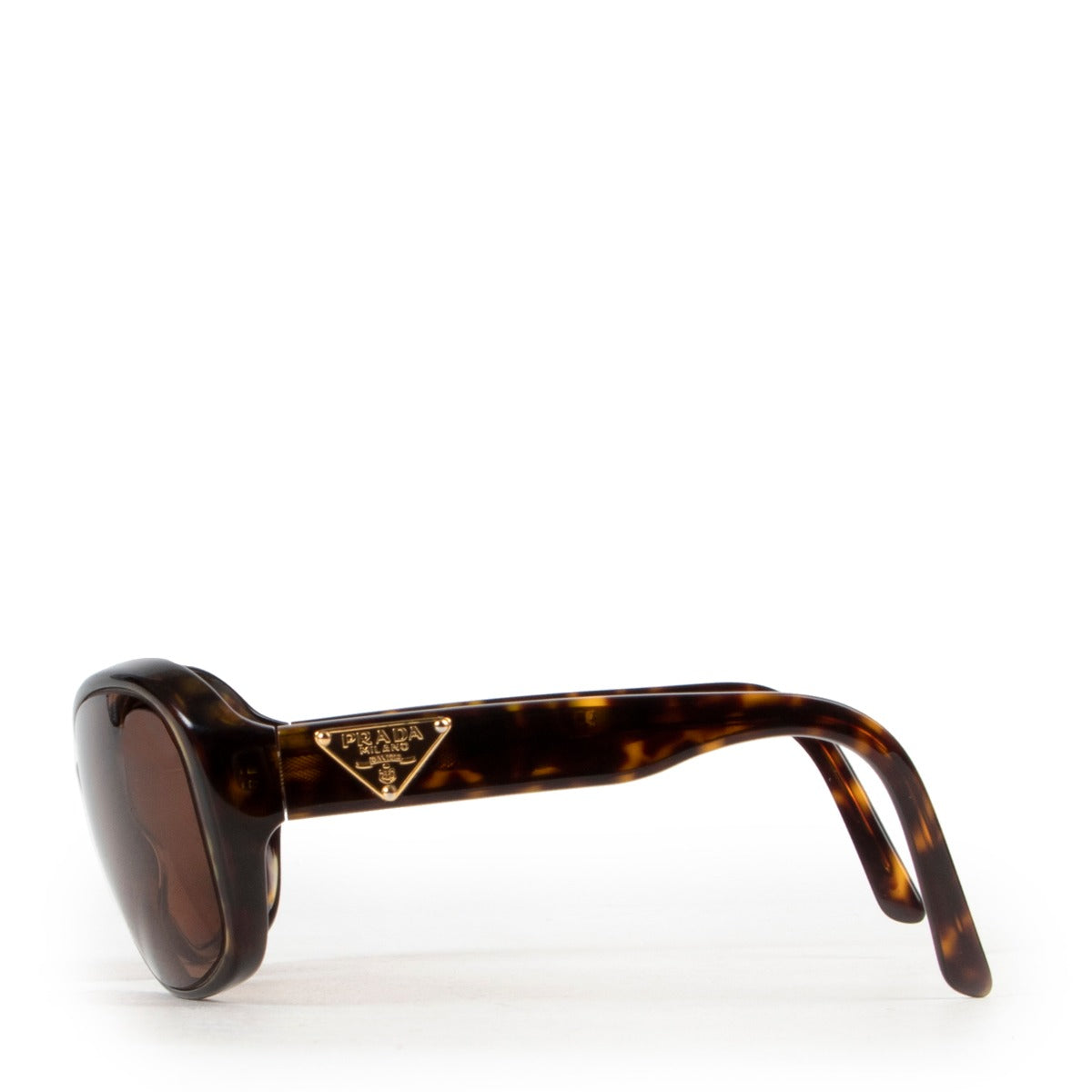 Prada luxury sunglasses in colour brown in very good condition by Labellov vintage