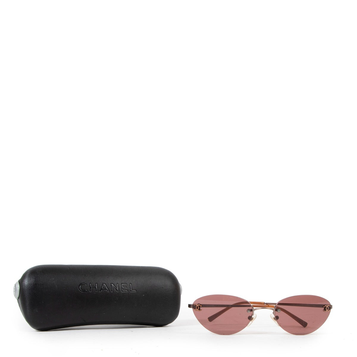 Chanel 4003 Vintage Brown CC Oval Shaped Sunglasses