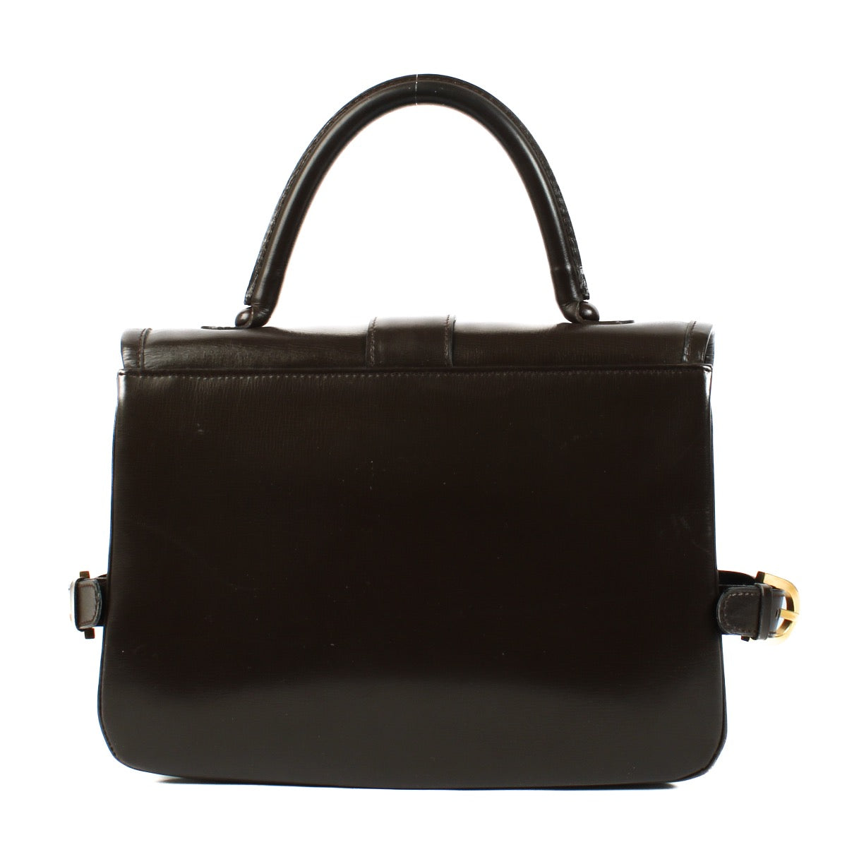 shop 100% authentic second hand Delvaux Brown Box Calf Brillant Rouilly Bag on Labellov.com