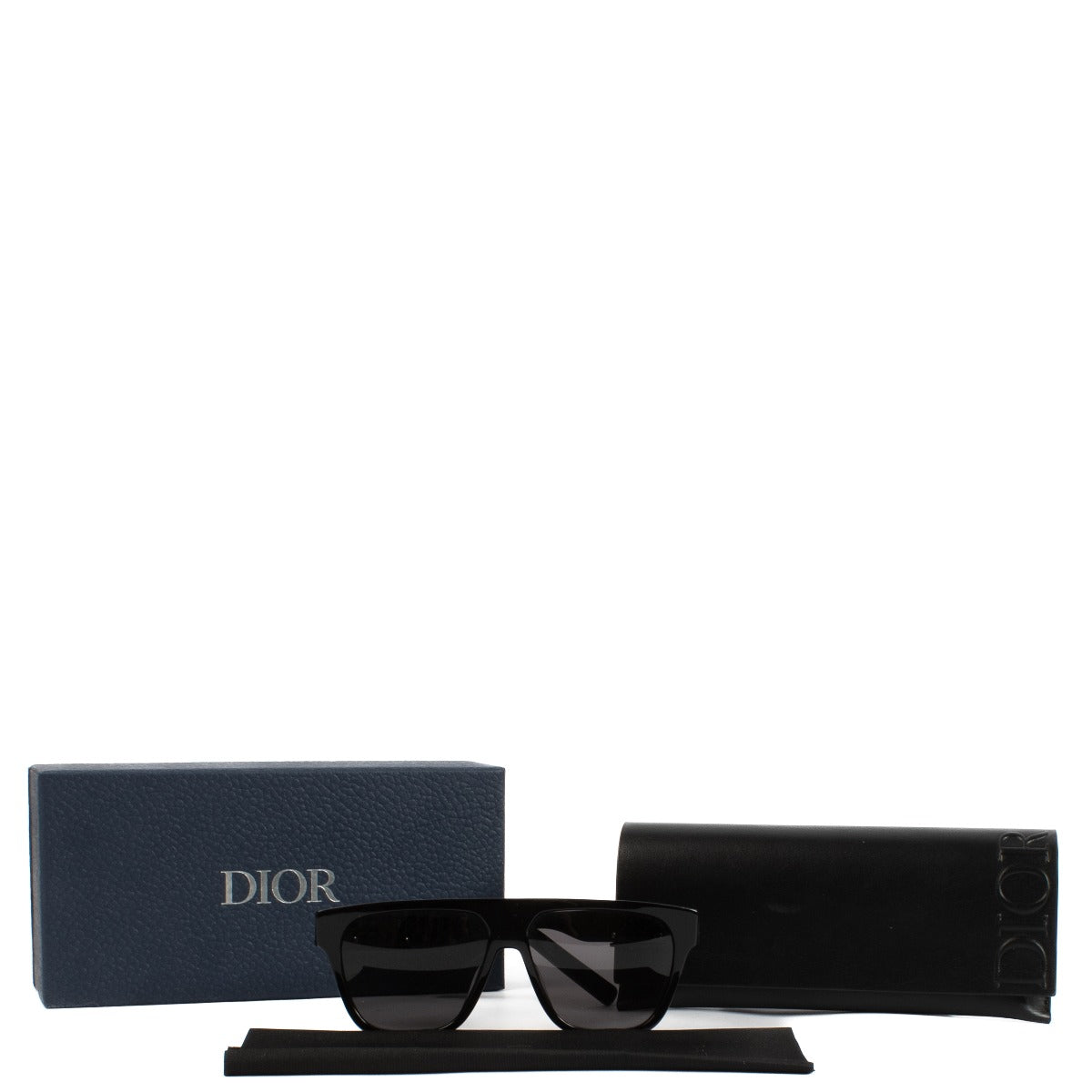 Shop safe online at Labellov in Antwerp, Brussels and Knokke this 100% authentic second hand Christian Dior Black B23 Sunglasses