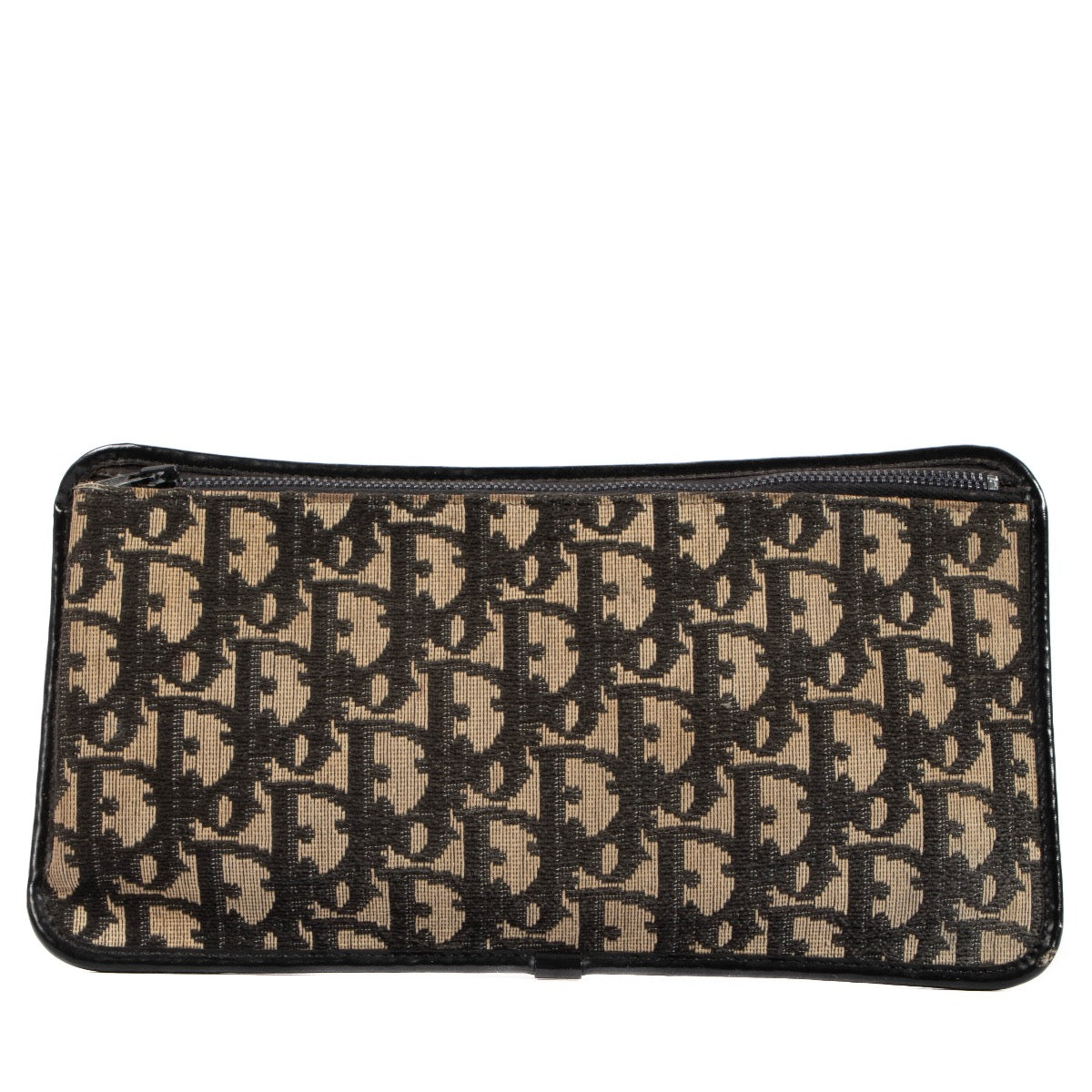 Shop safe online at Labellov in Antwerp, Brussels and Knokke this 100% authentic second hand Christian Dior Vintage Oblique Canvas Pouch