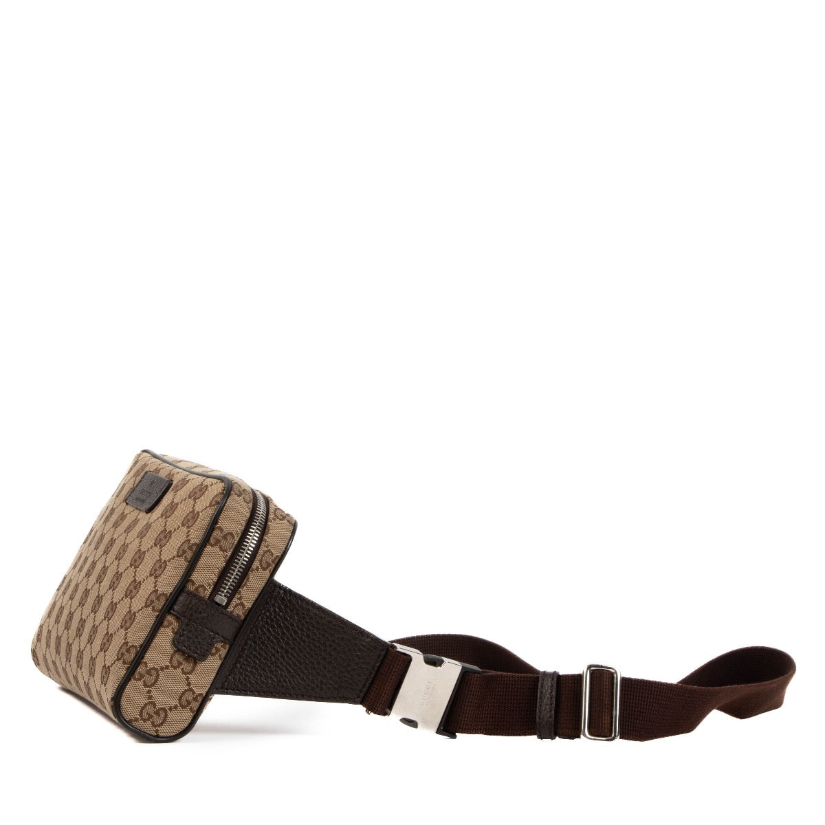 Shop safe online at Labellov in Antwerp, Brussels and Knokke this 100% authentic second hand Gucci Monogram Canvas Belt Bag