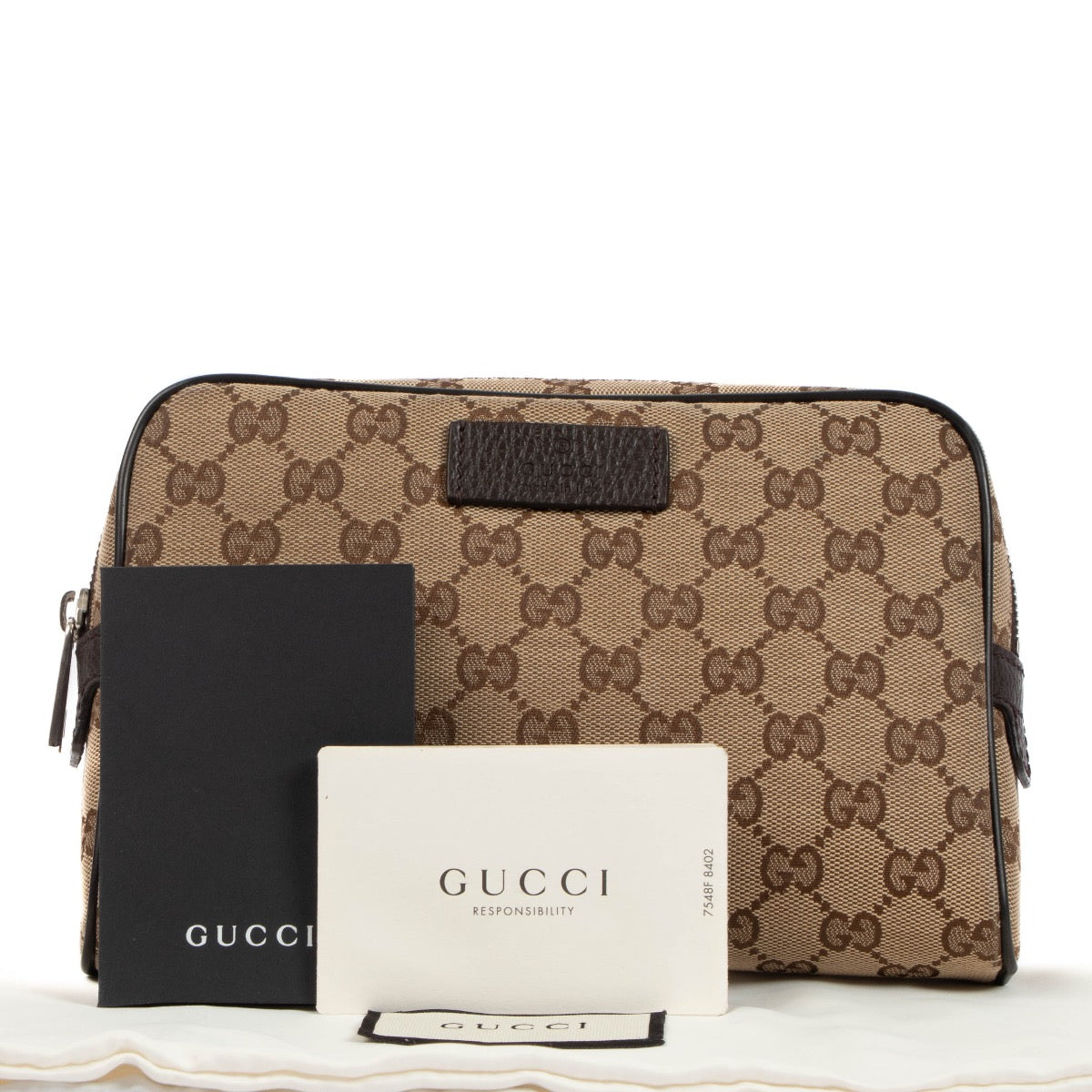Shop safe online at Labellov in Antwerp, Brussels and Knokke this 100% authentic second hand Gucci Monogram Canvas Belt Bag