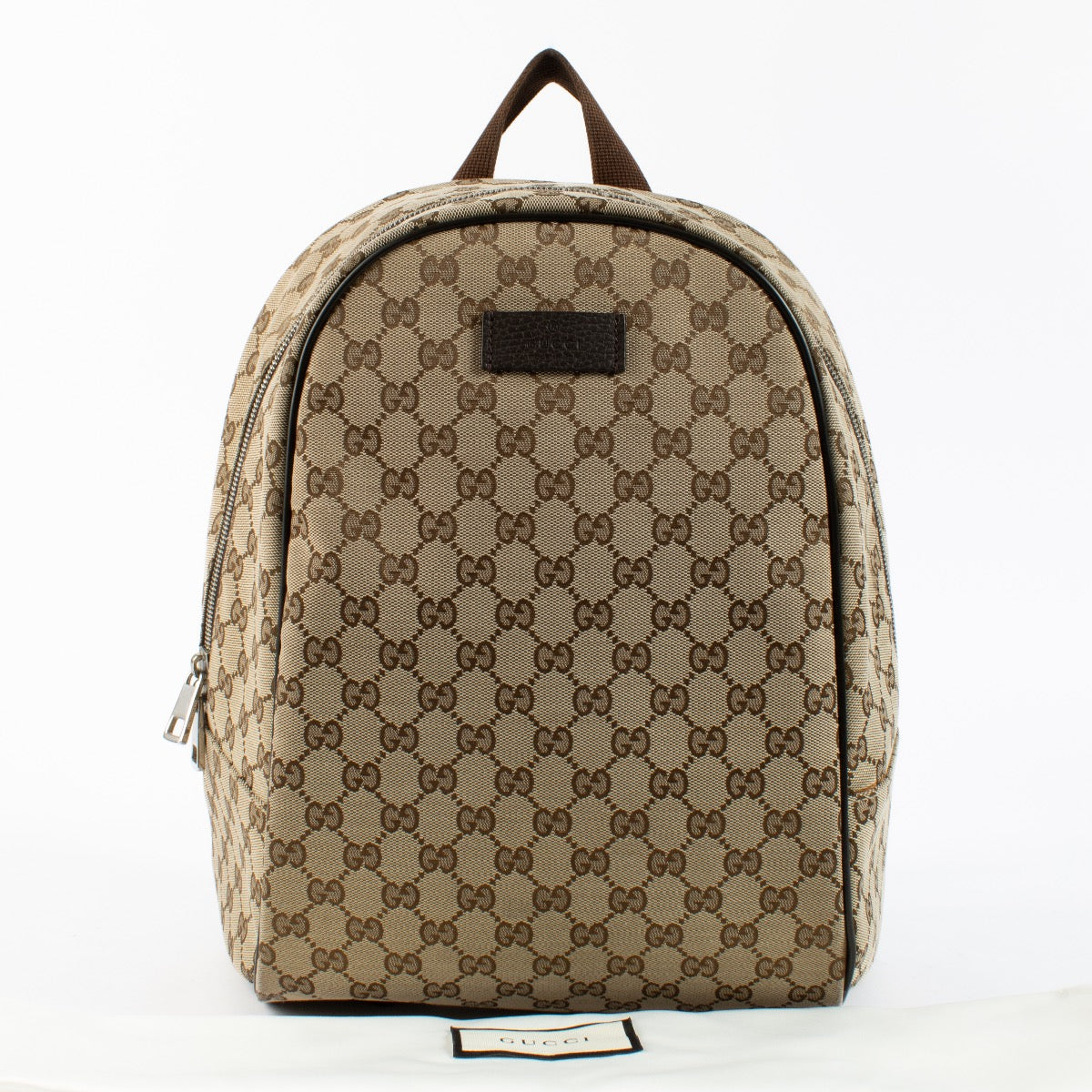 Authentic second hand gucci Monogram Backpack on Labellov.com