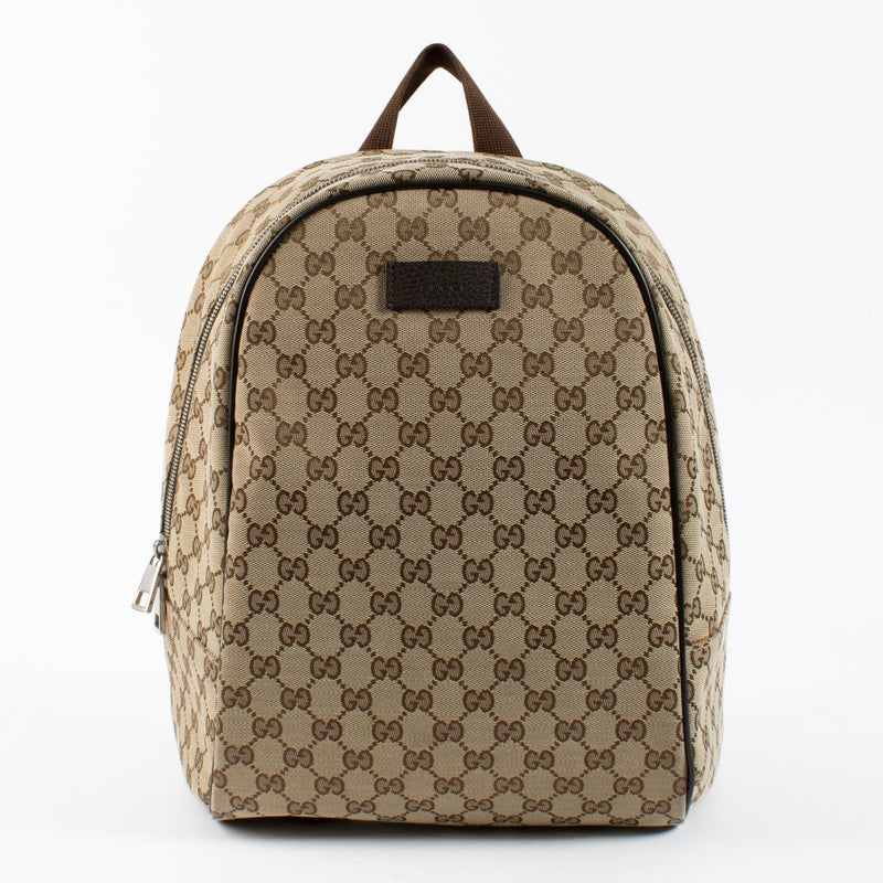 Authentic second hand gucci Monogram Backpack on Labellov.com