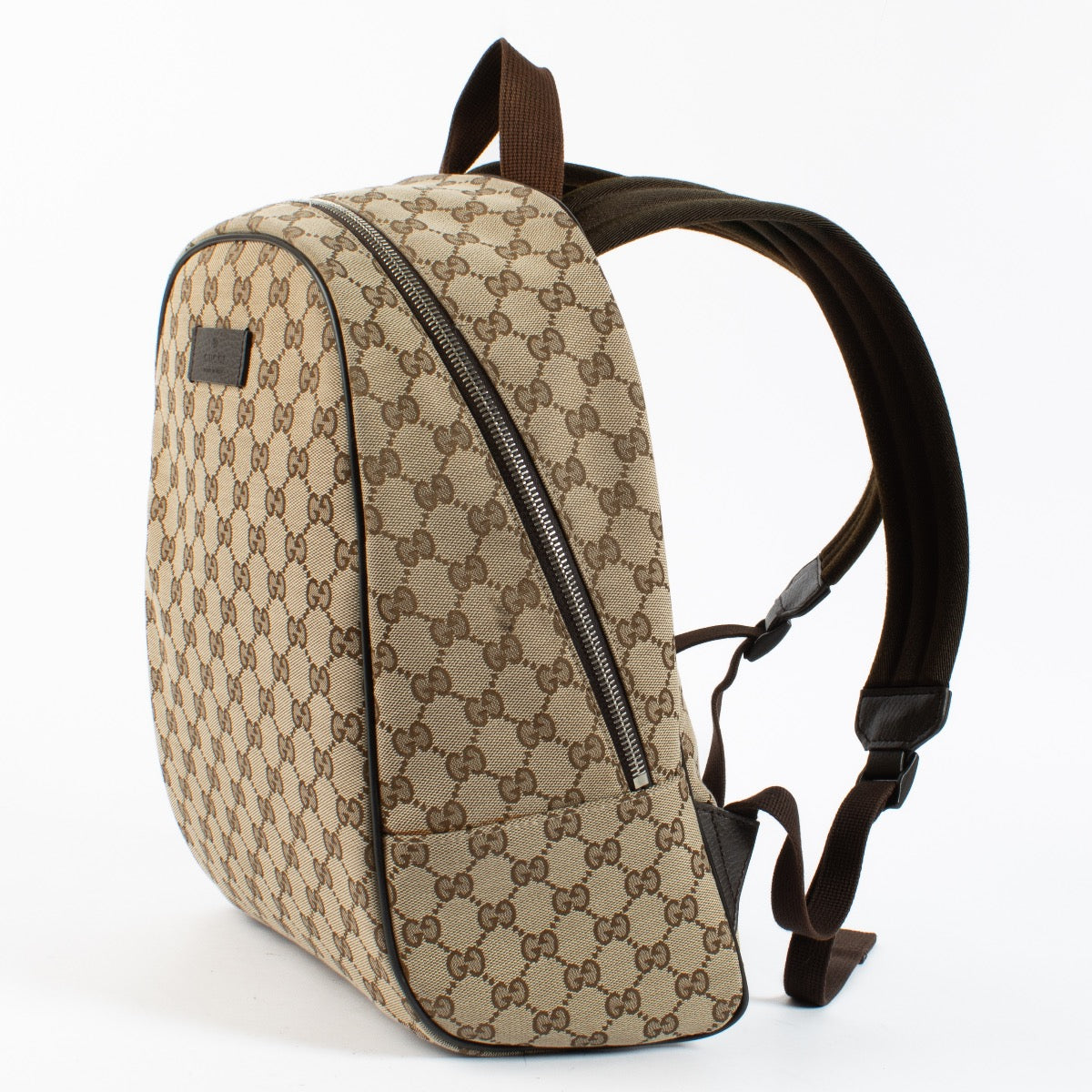 Authentic second hand gucci Monogram Backpack on Labellov.com