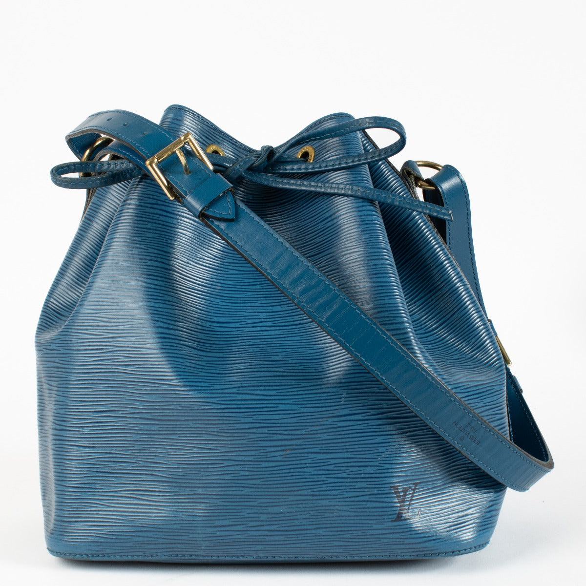 Louis Vuitton Toledo Blauwe Epi Noe Tas