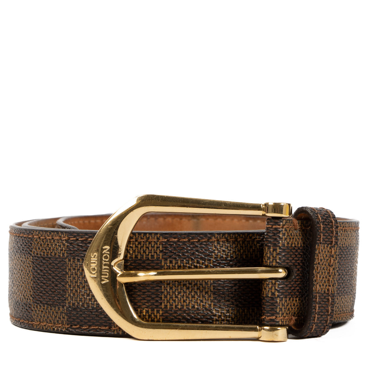Louis Vuitton Damier Ebene Belt - size 85 for the best price at Labellov secondhand luxury in Antwerp. Buy and sell your items for the best price.