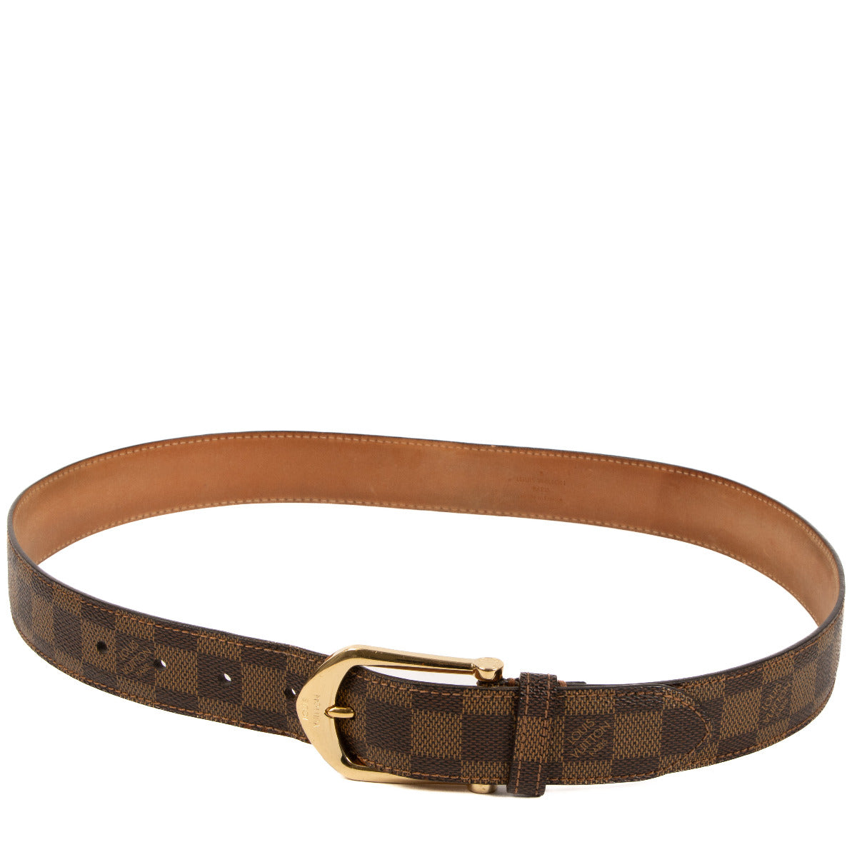 Ceinture Louis Vuitton Damier Ebene - taille 85