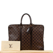 Louis Vuitton Damier Ebene Porte-Documents Top Handle Bag