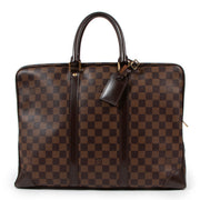 Louis Vuitton Damier Ebene Porte-Documents Top Handle Bag