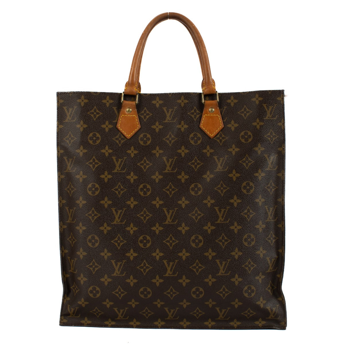 Louis Vuitton Monogram Sac Plat Tote Bag