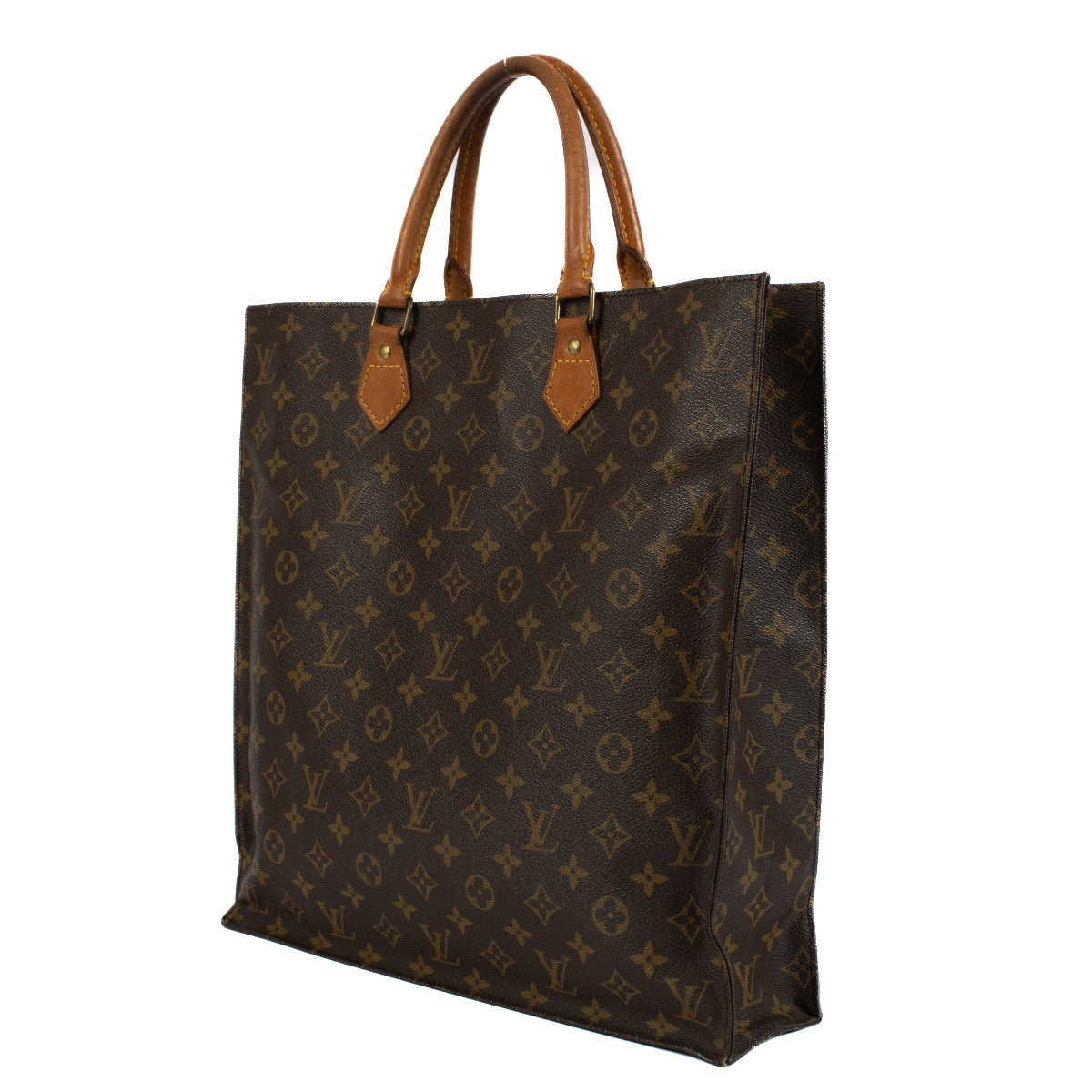 Louis Vuitton Monogram Sac Plat Tote Bag