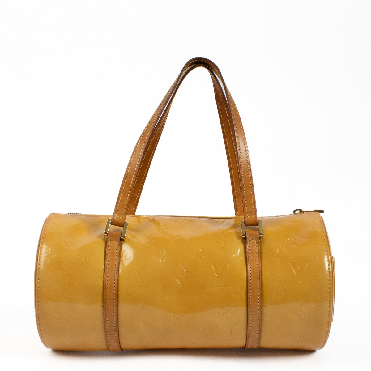 Authentic second hand Louis Vuitton Beige Monogram Vernis Papillon Bag on Labellov.com