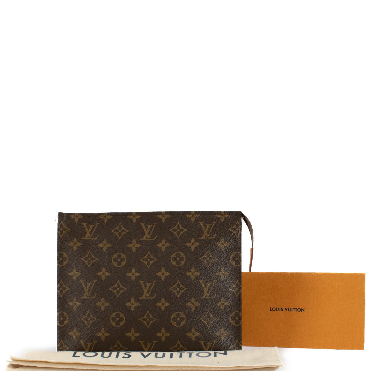 Shop safe online at Labellov in Antwerp, Brussels and Knokke this 100% authentic second hand Louis Vuitton Poche Toilette Monogram Toiletry Bag