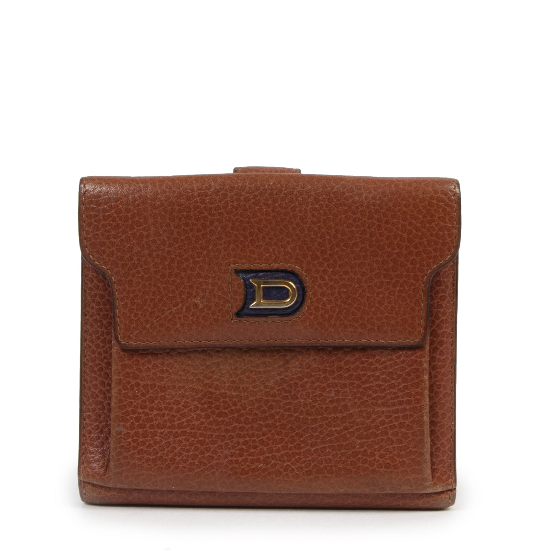 Delvaux Cognac Leather Wallet