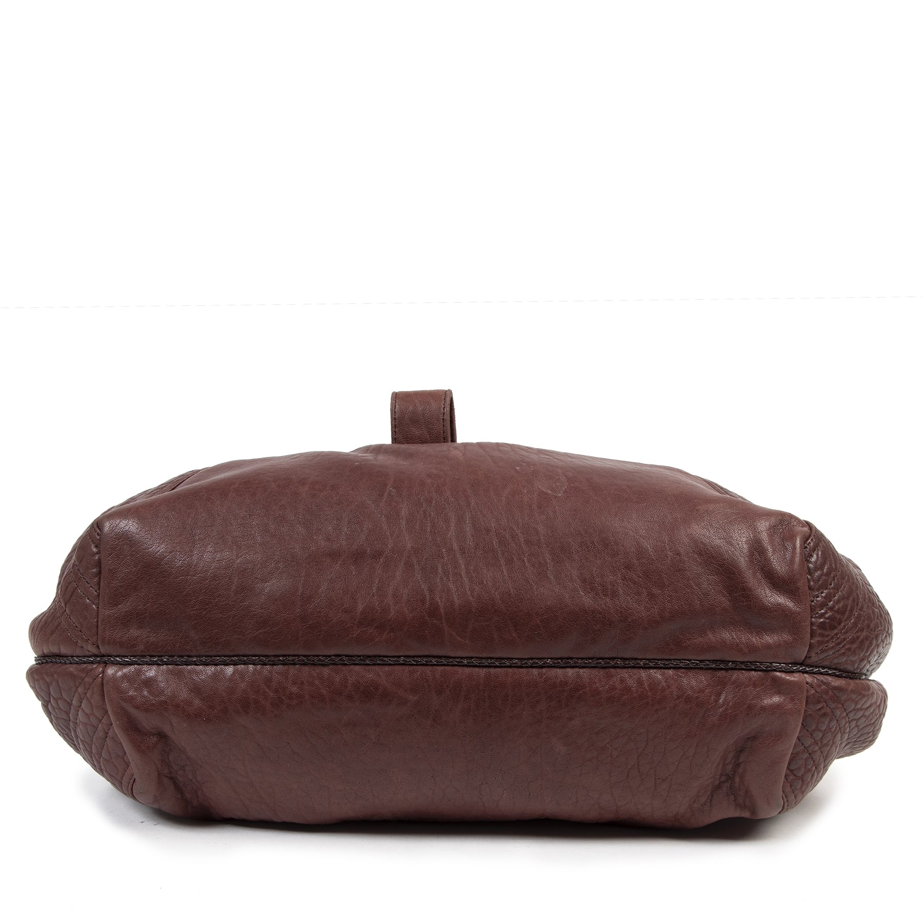 Authentic second-hand vintage Fendi Burgundy Spy Bag buy online webshop Labellov
