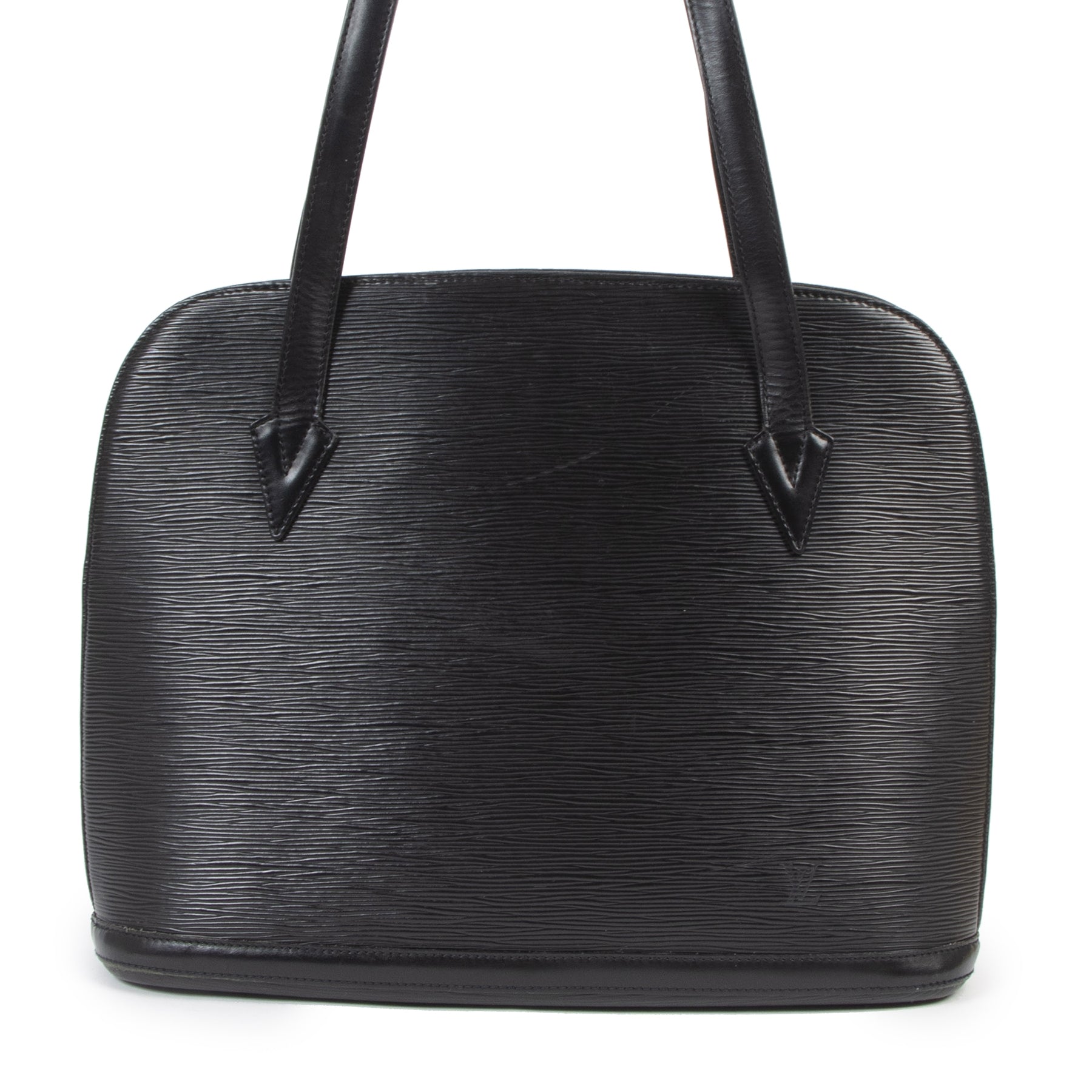 Louis Vuitton Black Epi Leather Lussac Tote – Labellov