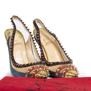 Authentic secondhand Christian Louboutin Multicolor Studded Heels - Size 36 designer bags fashion luxury vintage webshop safe secure online shopping high end designer brands