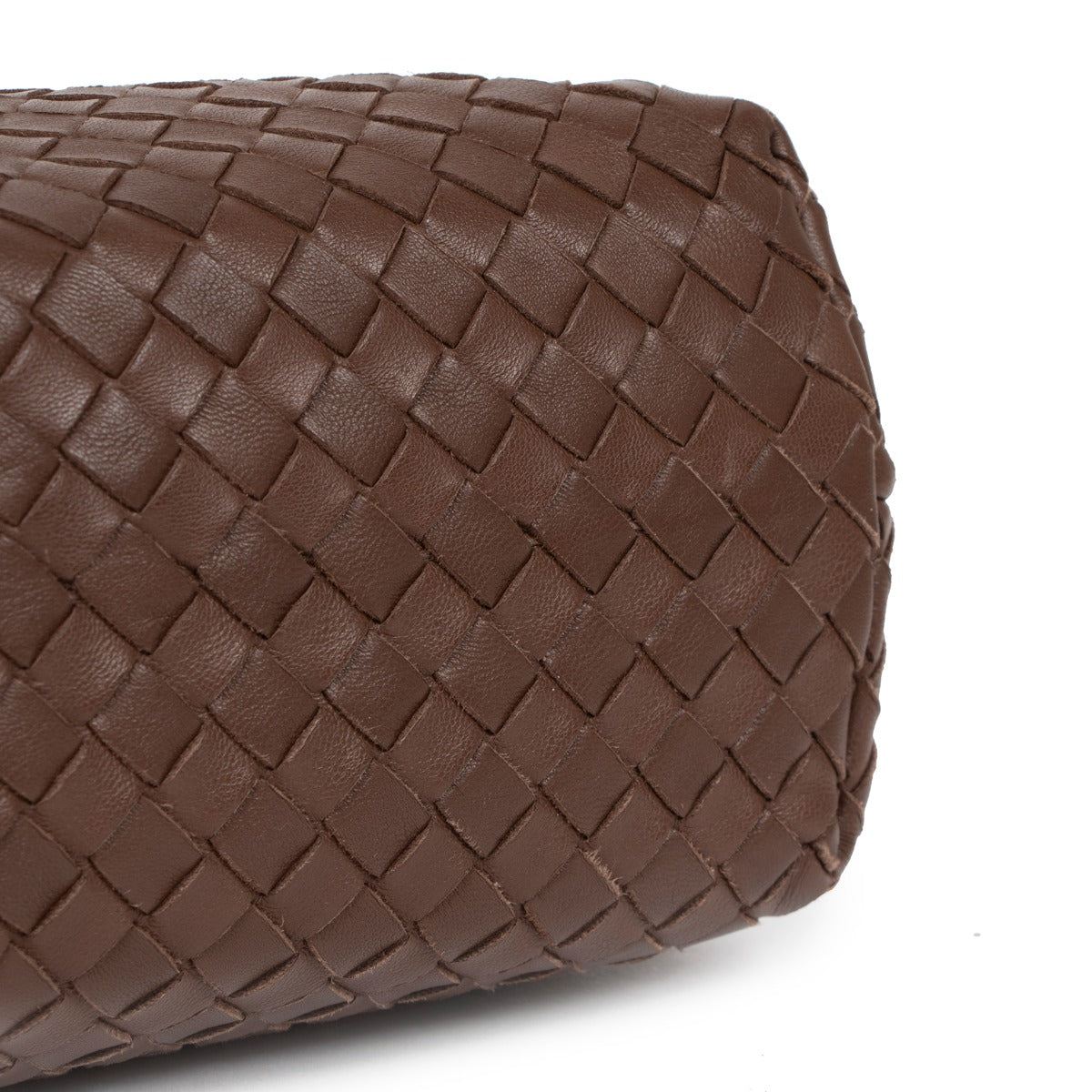 Buy second hand designer vintage Bottega Veneta Brown Olimpia Intrecciato Bag at Labellov