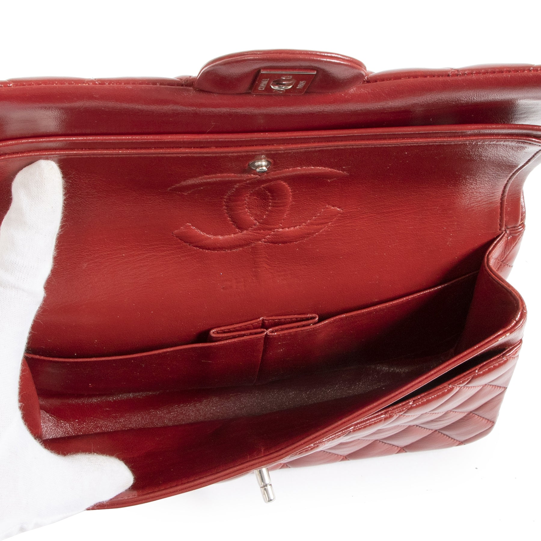 Chanel Medium Classic Flap Bag / repainted