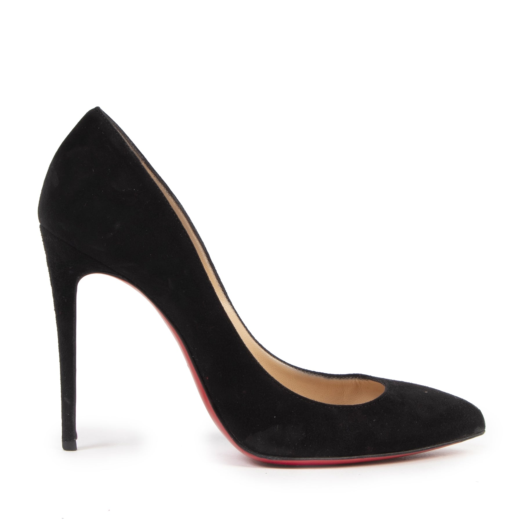 Christian Louboutin Pigalle Follies 100 Suede for the best price at Labellov secondhand luxury in Antwerp