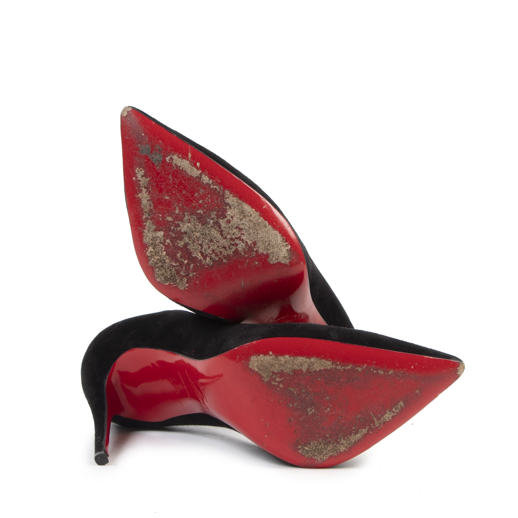 We buy anf sell your authentic Christian Louboutin Pigalle Follies 100 Suede - size 36.5