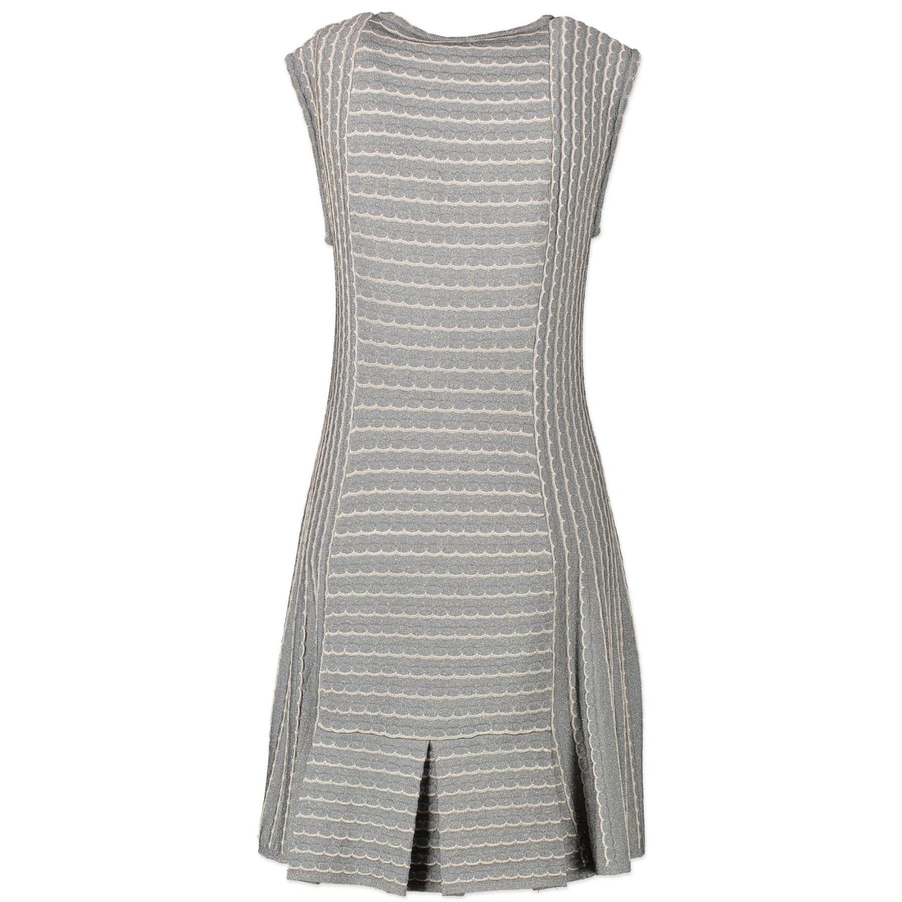 Authentieke Tweedehands M Missoni Wave Knit Sleeveless Dress - Size 44 juiste prijs veilig online shoppen luxe merken webshop winkelen Antwerpen België mode fashion