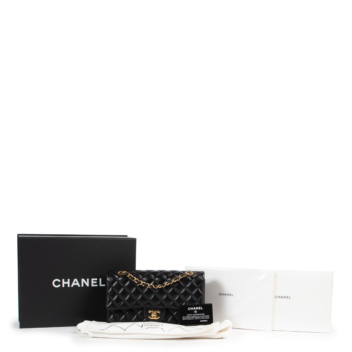Shop safe online authentic second hand Chanel Black Medium Classic Flap Bag GHW. Buy online Chanel Black Medium Classic Flap Bag GHW in a safe way. Shop Chanel Black Medium Classic Flap Bag GHW online safely.