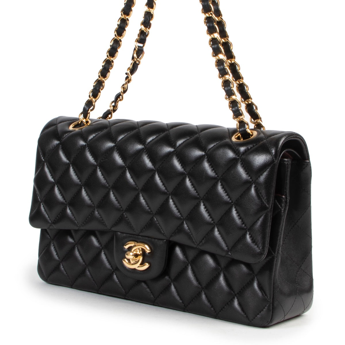 Shop safe online authentic second hand Chanel Black Medium Classic Flap Bag GHW. Buy online Chanel Black Medium Classic Flap Bag GHW in a safe way. Shop Chanel Black Medium Classic Flap Bag GHW online safely.