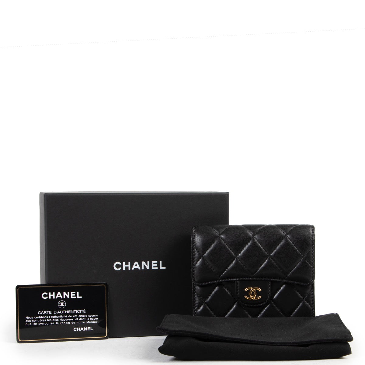 Shop safe online authentic second hand Chanel Black Quilted Wallet. Buy online Chanel Black Quilted Wallet in a safe way. Shop Chanel Black Quilted Wallet online safely.