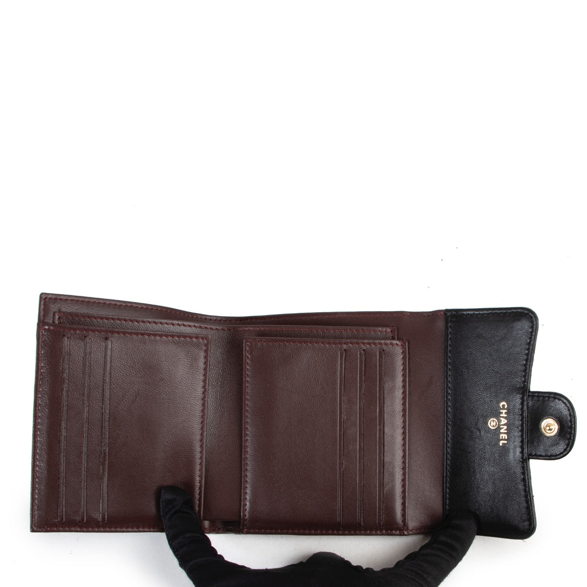 Shop safe online authentic second hand Chanel Black Quilted Wallet. Buy online Chanel Black Quilted Wallet in a safe way. Shop Chanel Black Quilted Wallet online safely.