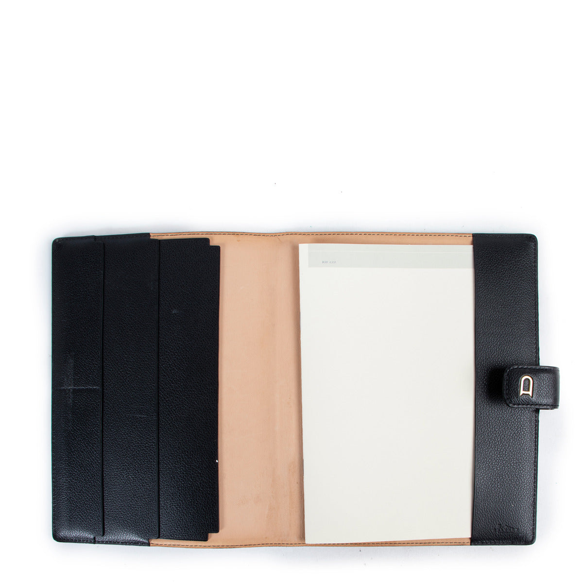Delvaux Semainier 3 Zwart Jumping Leren Agendahoes